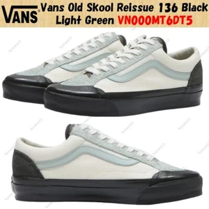 Vans Old Skool Reissue 136 Negro Verde Claro VN000MT6DT5 Hombres Talla - Imagen 1 de 8