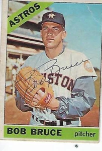 BOB BRUCE SIGNED 1966 TOPPS #64 - HOUSTON ASTROS - Picture 1 of 1