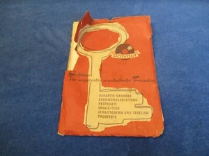 Bedienungsanleitung u.s.w  Siemens Musiktruhe PR 573 Sehr Selten Polydor - Bild 1 von 7