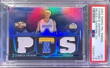 Carmelo Anthony 2007 Topps Triple Threads 1/1 Sapphire Game Used Jersey 💎