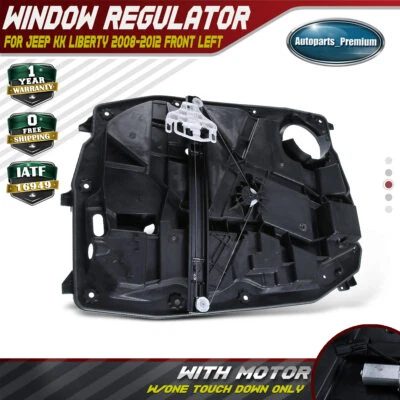 Regulador de ventana eléctrica con panel con motor para conductor delantero izquierdo Jeep Liberty 08-12 Foto 1 de 4