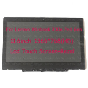 Lenovo 300e 2nd Gen Winbook 11.6inch Lcd Touch Screen+Bezel Assembly Type 81M9 - Picture 1 of 7