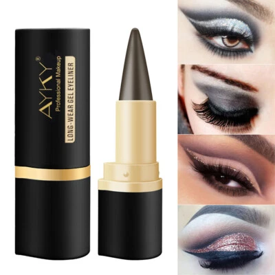 Makeup Eyeliner Thick Eyeliner Gel Pen Black Eye Liner Pencil Cream Eye * - Image 1 of 4