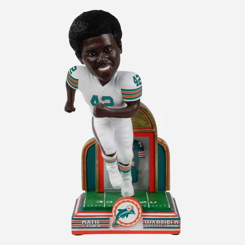 Paul Warfield Miami Dolphins 1972 Perfect Season 50 Anniversary Bobblehead NEW Cover