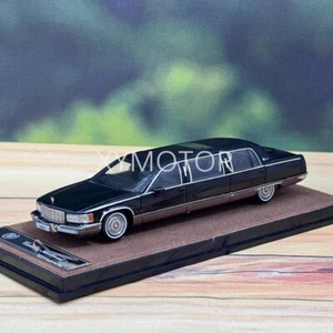 1:64 Cadillac Fleetwood Extended version Diecast Car Model Gifts Black/Red Gifts - Picture 1 of 15