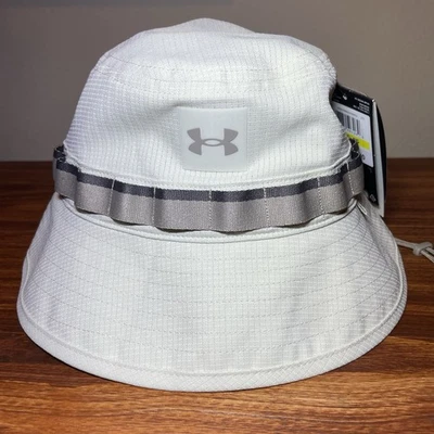 Under Armour Men's Iso-chill ArmourVent Bucket Hat Timberwolf/Taupe M/L NEW - Image 1 of 4