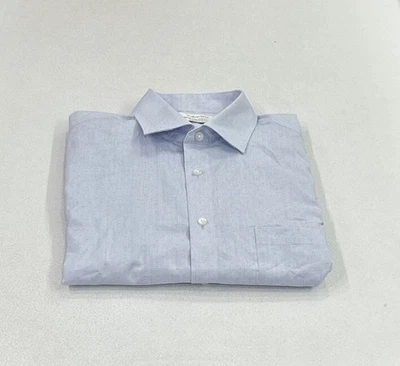 Calvin Klein Men's Wrinkle Free Dress Shirt, Light Blue, Size L (16-16.5-34/35) - Image 1 of 4