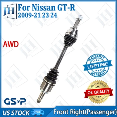 Eje CV pasajero delantero derecho original para Nissan GT-R V6 2009-21 23 24 AWD Foto 1 de 4