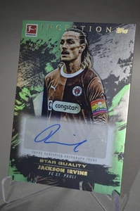 Jackson Irvine / Topps Inception 2024/25 BL / Autograph /75 / FC St. Pauli - Picture 1 of 2