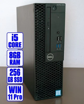 PC Dell OptiPlex 3050 Core i5-7500 3.80GHz, 8GB RAM, 256GB SSD, Rechn/MwSt. - Bild 1 von 4