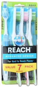 Spazzolino morbido Reach Advanced Design 7 spazzolini - Foto 1 di 4