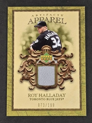 2007 Upper Deck Artifacts Apparel Roy Halladay Relic 073/199 Toronto Blue Jays - Image 1 of 2