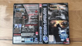 Command & Conquer Sega Saturn PAL Boxed with no manual
