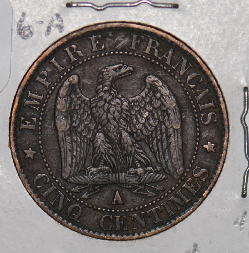 Francia 1856 A 5 Céntimos 290011 Combinar Envío Foto 1 de 2