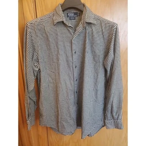 Polo Ralph Lauren Hemd Herren Marlowe kariert schwarz weiß langarm L Flanell - Bild 1 von 10
