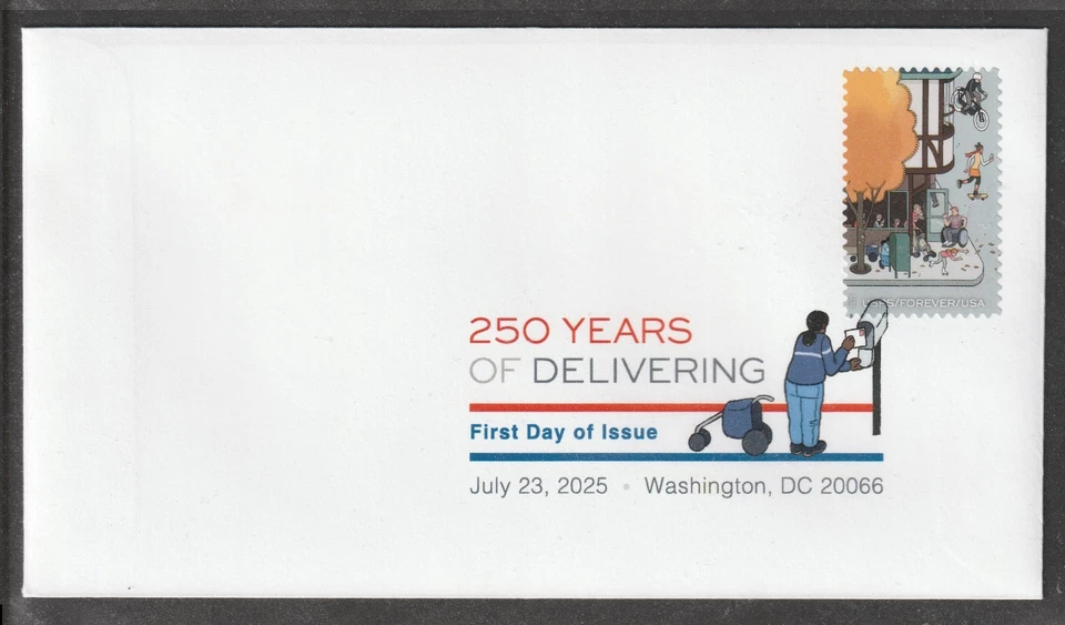 US 6023m 250 Years of Delivering green relay box DCP FDC 2025 - Image 1 of 1