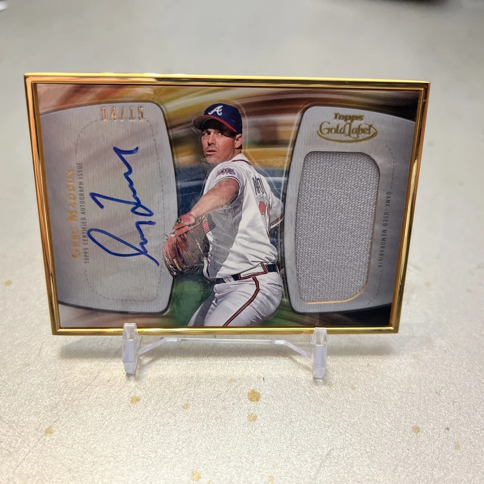 Parche automático 2022 Topps Gold Label Greg Maddox/15 - GGFAJR-GM 🔥🔥 Foto 1 de 4
