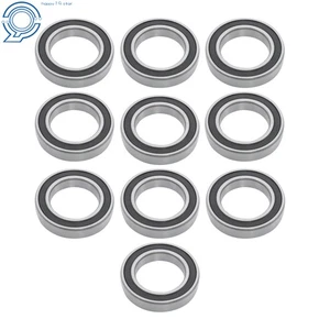 Double Rubber Sealed 6010-2RS Bearings 10pcs 50x80x16mm - Picture 1 of 19