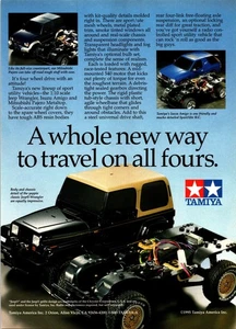 Tamiya Jeep Wrangler RC Print Ad Wall Art Decor Ephemera - Picture 1 of 1