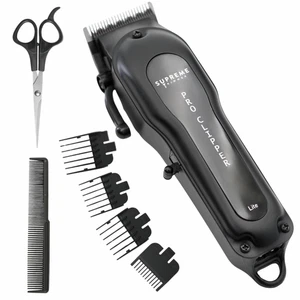 Supreme Trimmer Pro Clipper Lite w/ Fade Blade, Comb & Scissors | STC5000 Black - Picture 1 of 7