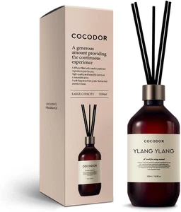 COCODOR Premium Reed Diffuser/Ylang Ylang /16.9Oz /1 Pack/Large Capacity Fragran - Picture 1 of 8