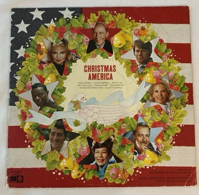 CHRISTMAS AMERICA Vinyl LP Compilation Various Artists 1973 Capitol SL-6884 - VG - Image 1 of 4