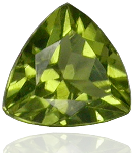 💚 Green Peridot Natural Trillion Cut 7x7mm 💚 - Picture 1 of 1