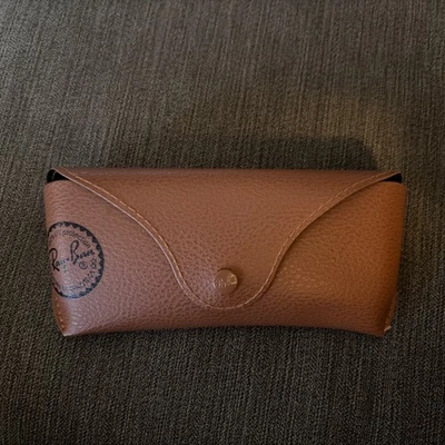Ray Ban Brown  Leather Case ,Case Only, Replacement Case - Image 1 of 4