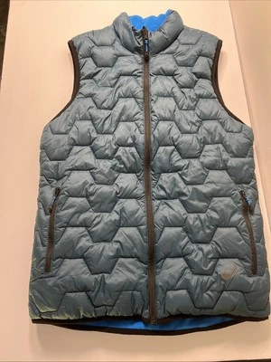 ASICS Running Cold Weather Puffer Vest Men’s Small Gym Outdoor Athletic - Image 1 of 4