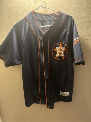 Houston Astros Dynasty MLB Baseball Team Jersey Men’s Medium Embroidered Patch - Image 1 of 4