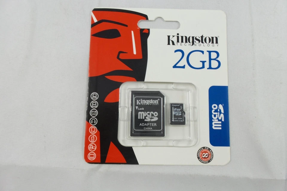 Kingston 2 GB Micro SD Memory Card (SDC/2GB) - Image 1 of 1
