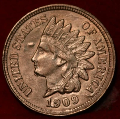 Uncirculated 1909 Philadelphia Mint Indian Head Cent - Image 1 of 2