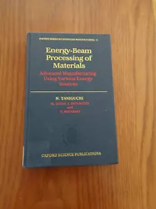 Energy-Beam Processing of Processing Materials by N. Taniguchi HC 1989 - Foto 1 di 1