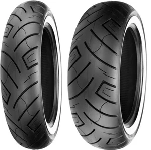 SHINKO 777 WHITE WALL 130/90-16 & 180/65-16 TIRE SET HARLEY ROAD KING FLHRC - Picture 1 of 1