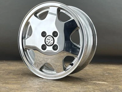 4 VW Golf Polo AluFelgen Le Castellet 6,5x15 ET35 4x100 357601025G wheels rims - Bild 1 von 4