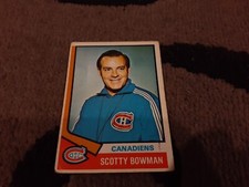 1974-75 O-Pee-Chee Scotty Bowman Vintage Hockey Rookie Card #261 L@@K!!