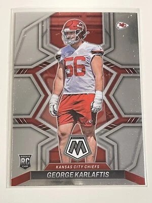 2022 Panini Mosaic Base George Karlaftis #377 Rookie RC Kansas City Chiefs Base - Image 1 of 2