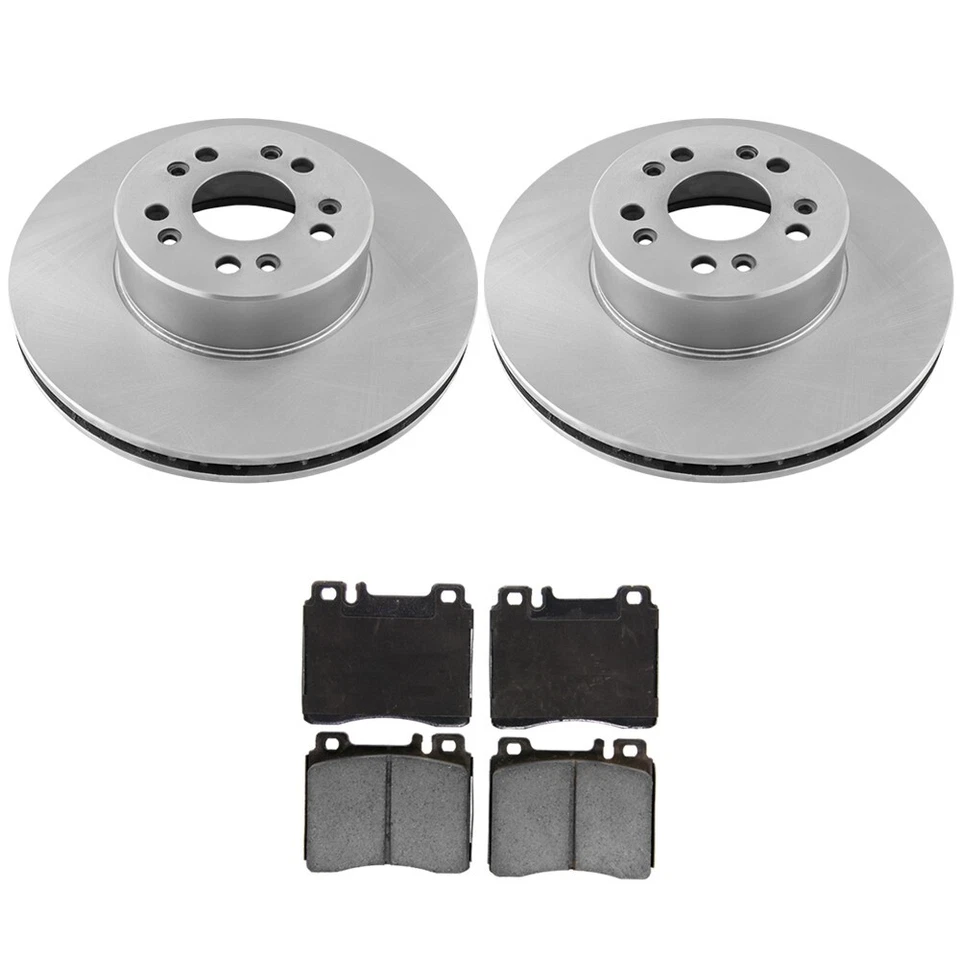 前通风盘式制动转子和垫套装适用于梅赛德斯-奔驰 600SEL 93-92;320 毫米 — 第 1/4 张图片