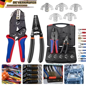 5IN1 CRIMPZANGE SET PRESSZANGE KABELSCHUH QUETSCHZANGE MULTIFUNKTIONALE ZANGE - Bild 1 von 15