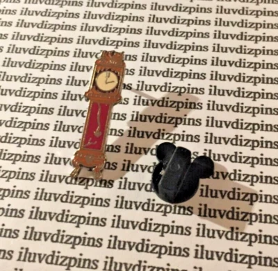 Broche Disney Haunted Mansion Grandfather Clock Series 11 HM 4 de 4 pinos ID 58223 - Imagem 1 de 4