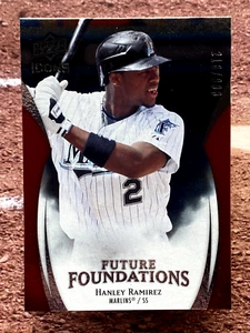 2009 Upper Deck Icons Future Foundations Red /999 Hanley Ramirez #FF-HR - Bild 1 von 2