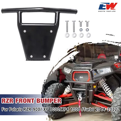 Front Bumper Guard for Polaris RZR 900/ XP 1000/XP4 1000/Turbo 14-23 With Light  - Image 1 of 4