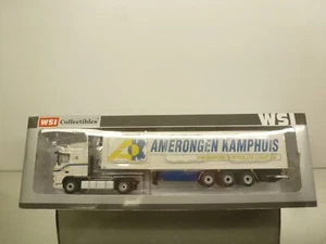 WSI 9407 DAF XF AMERONGEN KAMPHUIS TRAILER VAN ECK - WHITE 1:50 - GOOD IN BOX - Picture 1 of 12