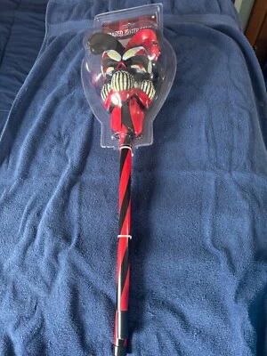 Halloween Krazed Jester Cane Staff Harley Black Red Costume Cosplay Adult Teen - Image 1 of 4