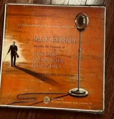 Jack Benny Presents "Golden Memories Of Radio" LP Record Box Set 6 Records 1968 - Image 1 of 3