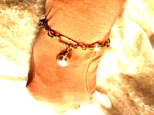 HONORA ELONGATED LINK CULTURED POTATO & MING PEARL BR, SS OR 14K GOLD-PLD (M4575 - Picture 1 of 19