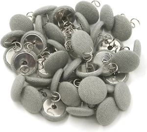 20Pcs Upholstery Tacks Fabric Covered Button Twist Pins for Slipcovers Bed Skirt - Picture 1 of 6
