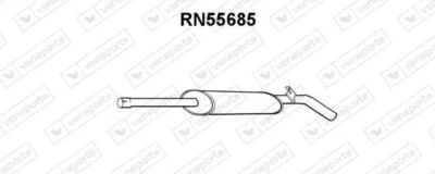 SILENCIEUX INTERMéDIAIRE RENAULT MEGANE II 1.4 16V,SCÉNIC II 1.4 - Photo 1/2