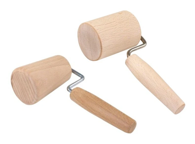 ECKENROLLER Holz Teigroller für Backblech Teigrolle Nudelholz Teigausroller - Bild 1 von 1