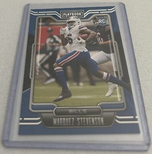 2021 Panini Playbook Football Marquez Stevenson Buffalo Bills Rookie Card #190 - Picture 1 of 3
